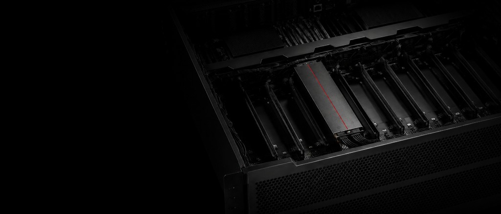 Umbra installed in a server chassis